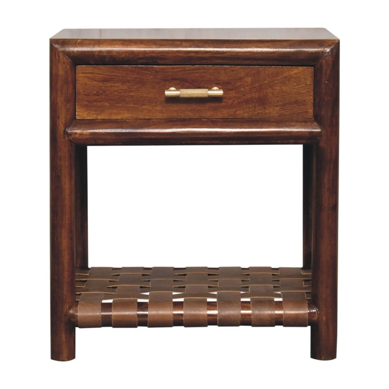 Artisan Furniture T Bar Nightstand - Dark Brown
