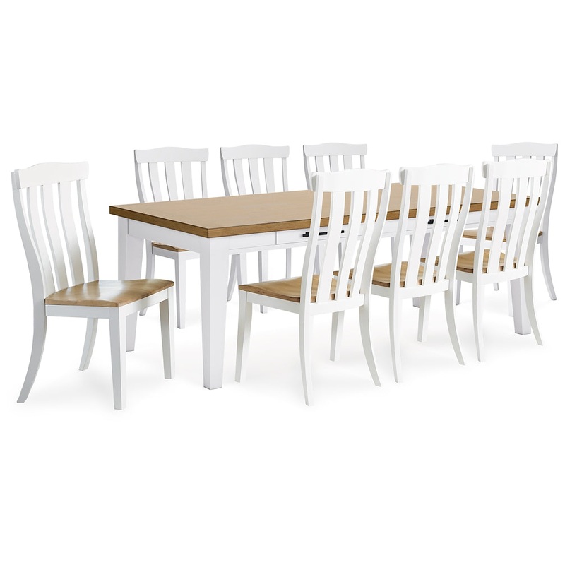 Ashbryn Dining Table and 8 Chairs
