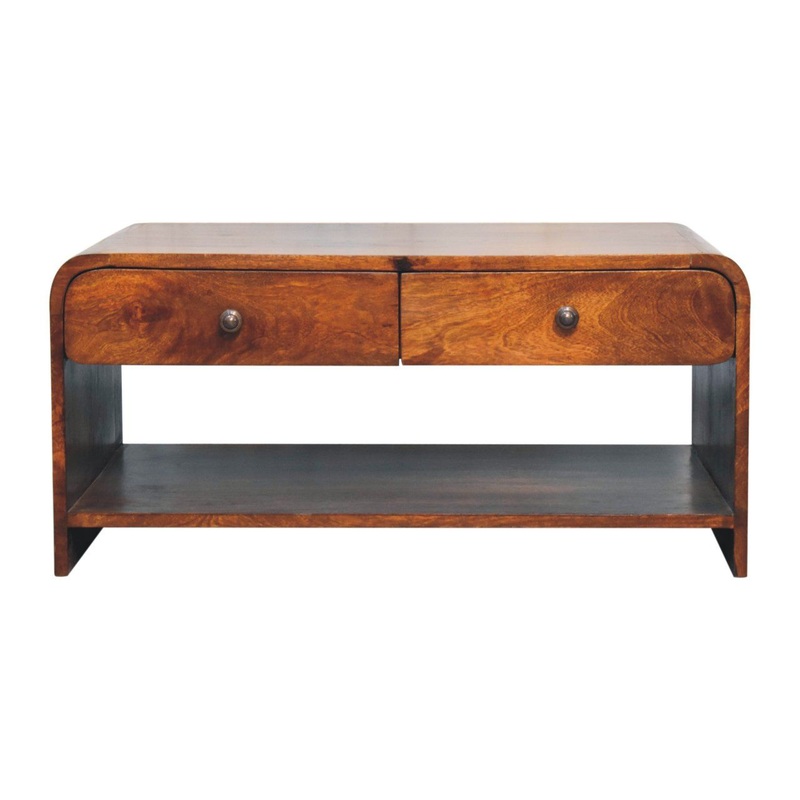 Aspen - Artisan Furniture Slim Coffee Table - Dark Brown