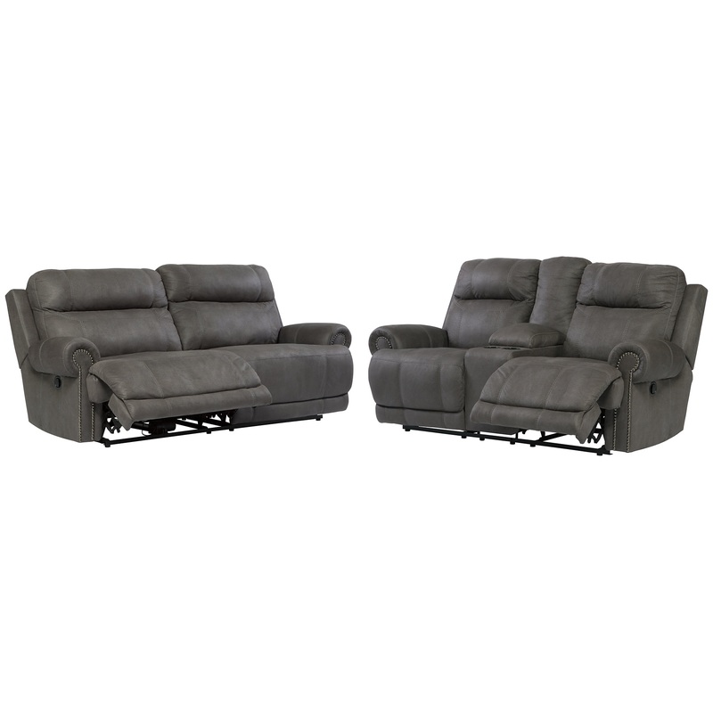 Austere Sofa and Loveseat