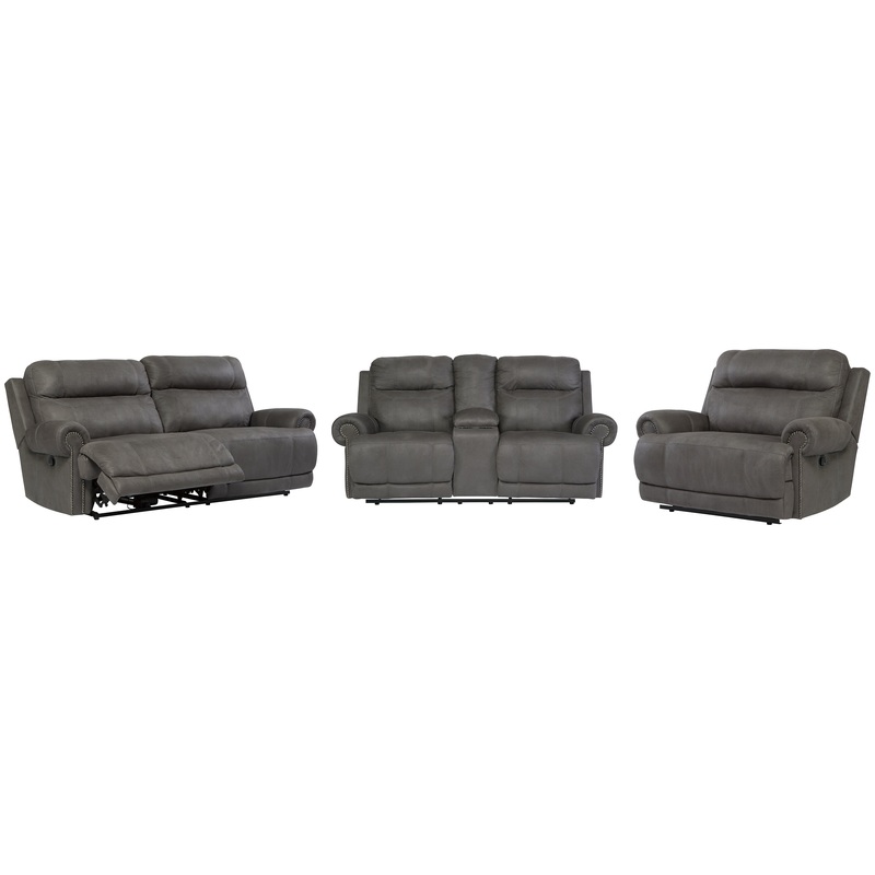 Austere Sofa, Loveseat and Recliner