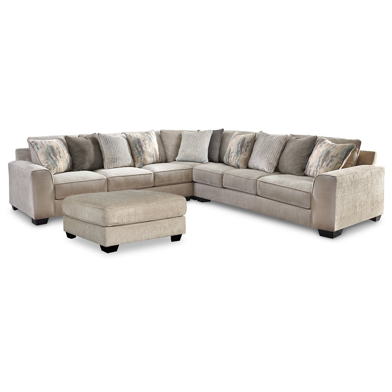 Ardsley 3-Piece Sectional with Ottoman
