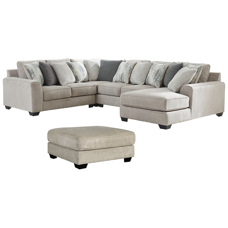 Ardsley 4-Piece Sectional with Ottoman