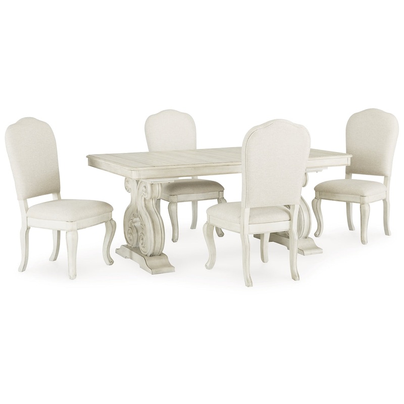 Arlendyne Dining Table and 4 Chairs