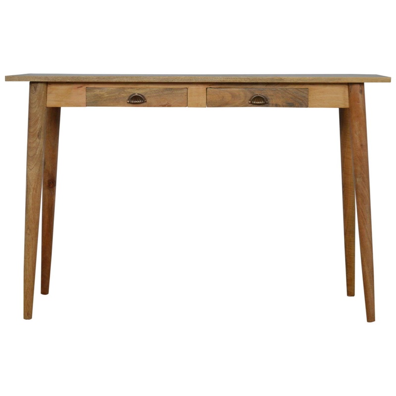 Artisan Furniture 2 Drawer Nordic Writing Desk - Oak