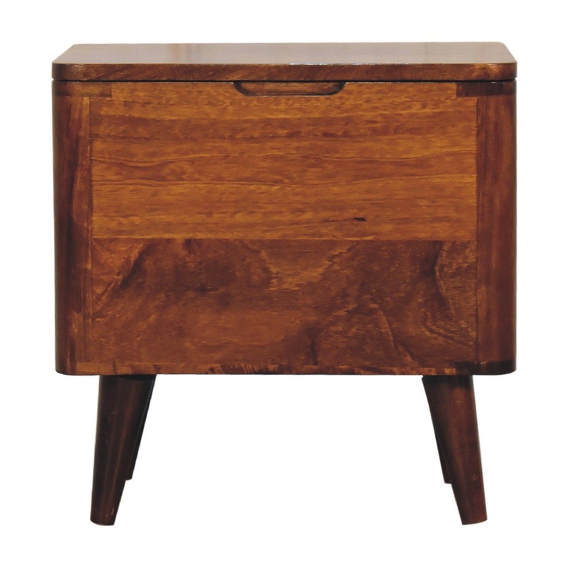 Artisan Furniture Lid Up Storage Stool - Brown