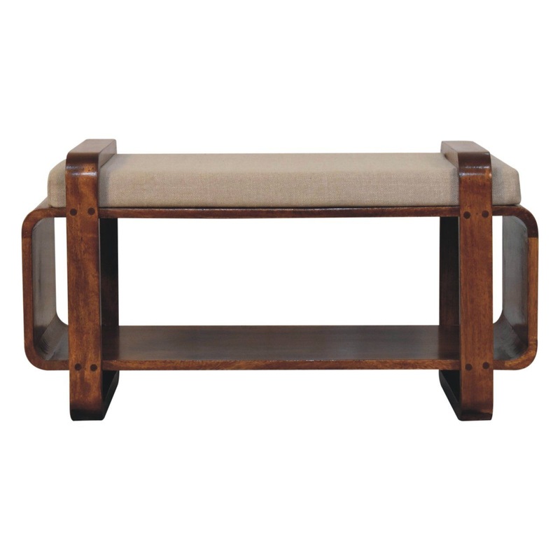 Artisan Furniture Loop Bench - Chestnut
