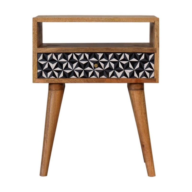Artisan Furniture Mosaic Nightstand, 1 Drawer - Oak
