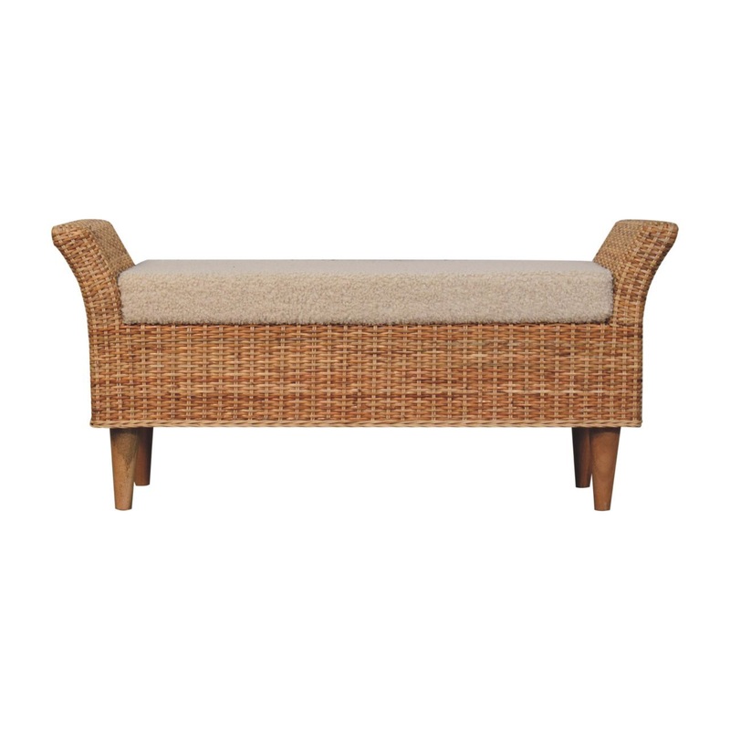 Artisan Furniture Riviera Woven Bench - Oak