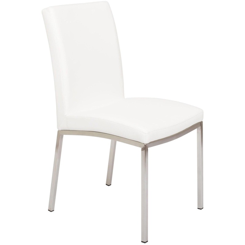 Furnishings' Mate Chaise de salle  manger Sid DC 066-WH-SS