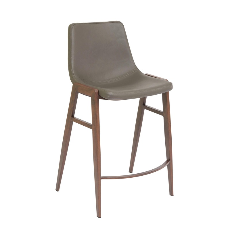 Furnishings' Mate Tabouret de hauteur comptoir Moon CS 006-GR-BW