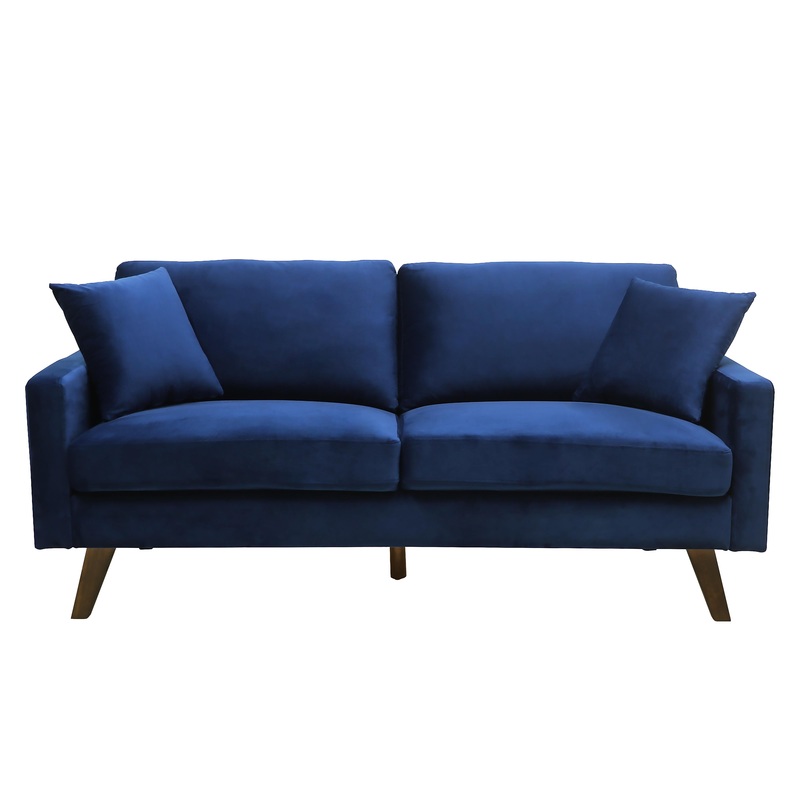 Mazin Furniture Canap fixe Bellerophon en tissu 9044VBU-3