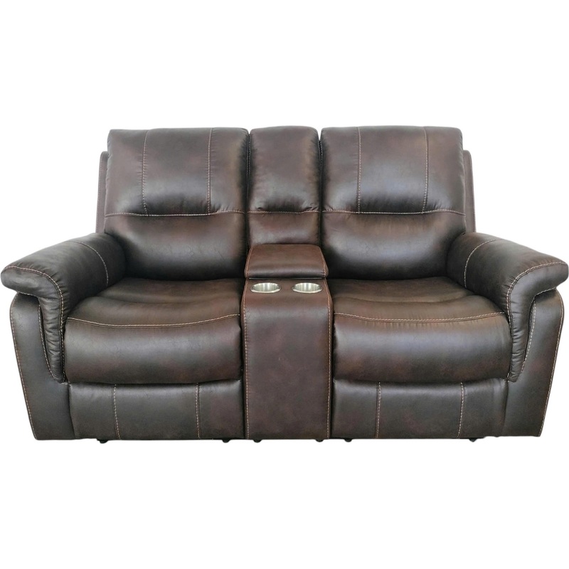 Primo International Causeuse inclinable motorise Keaton avec console Keaton