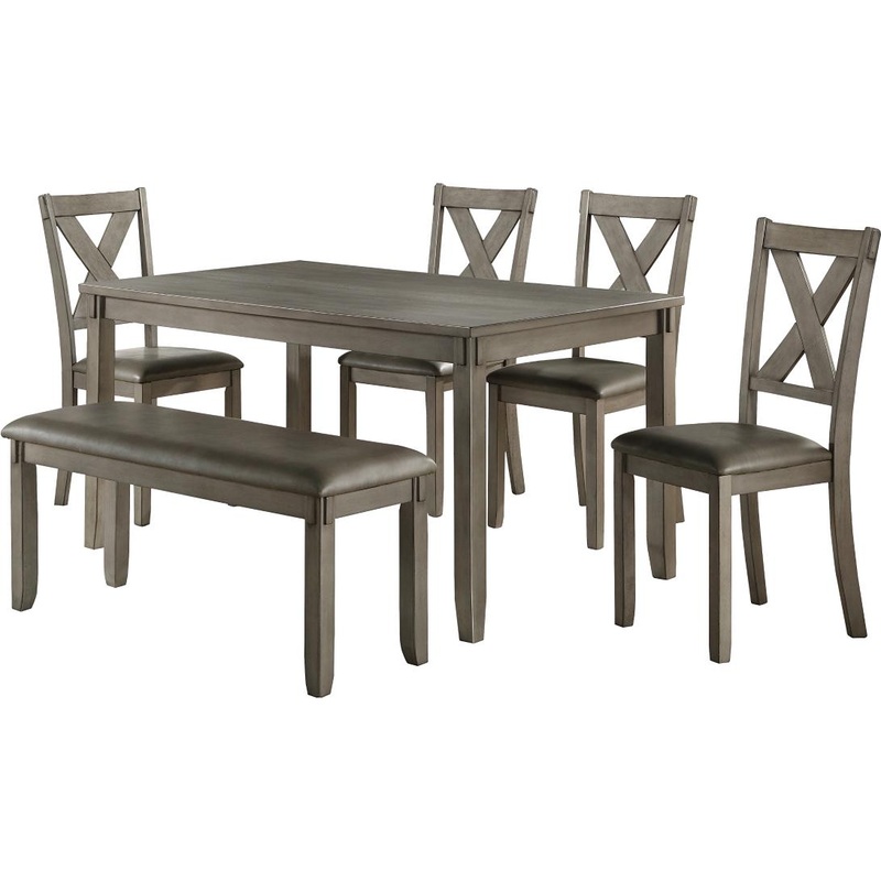 Mazin Furniture Ensemble de salle  manger 6-pices Holders 5693