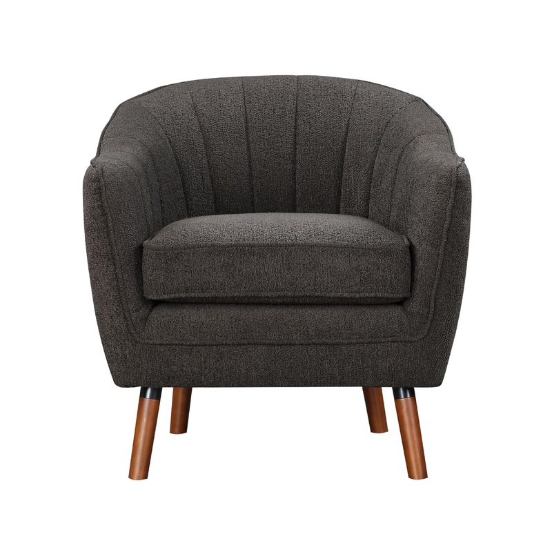 Mazin Furniture Fauteuil d'appoint fixe Cutler en tissu 1081CC-1
