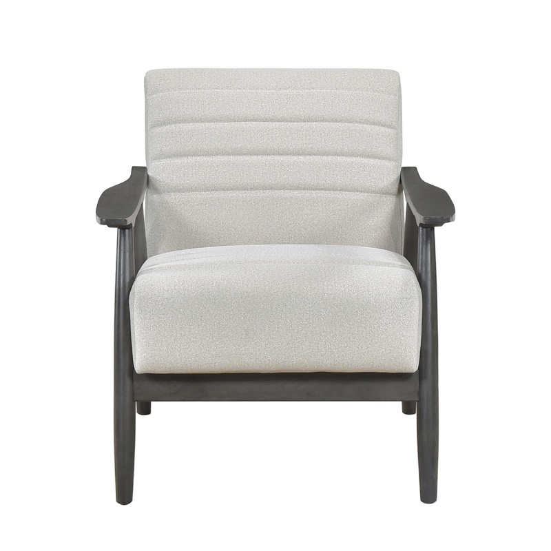 Mazin Furniture Fauteuil d'appoint fixe Greeley en tissu 1287PE-1
