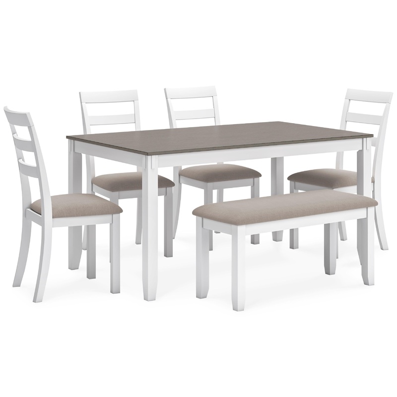 Signature Design by Ashley Ensemble de salle  manger 6-pices Stonehollow D382-325