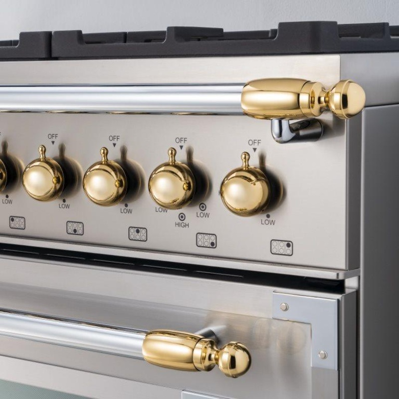 Bertazzoni Ensemble de dcorations dores pour la cuisinire et la hotte DSHERTKHGO