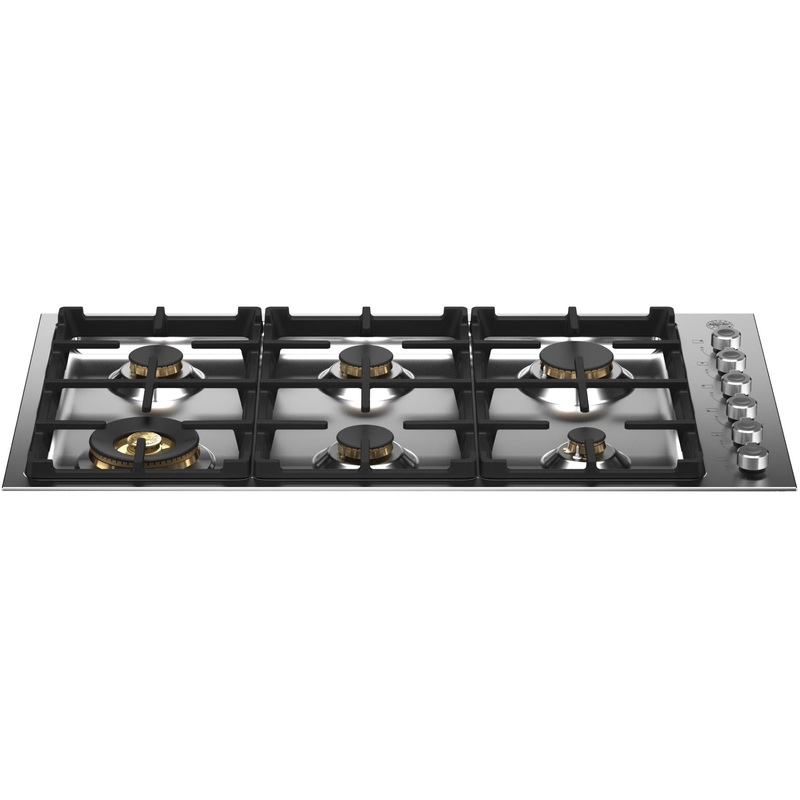 Bertazzoni Table de cuisson encastre  gaz de 36 po PROF366QBXT