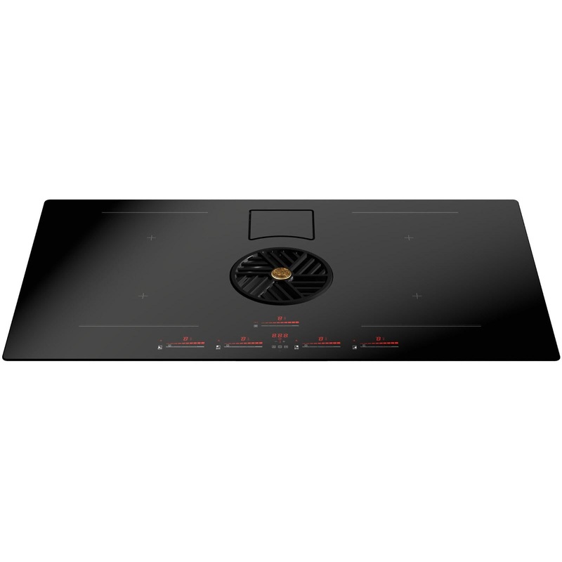 Bertazzoni Table de cuisson  induction encastre de 36 pouces avec ventilation  courant descendant PE364IDDNET