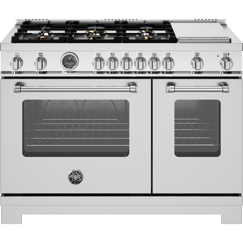 Bertazzoni Cuisinire amovible  gaz de 48 pouces MAS486BTFGMXT