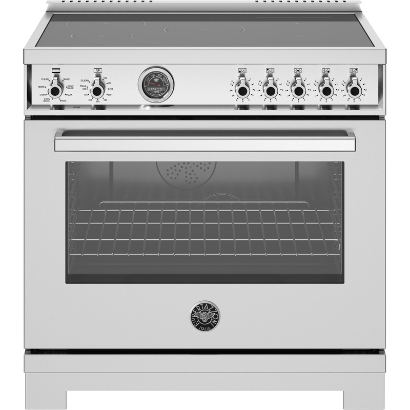 Bertazzoni Cuisinire amovible  induction de 36 pouces PRO365ICFEPXT