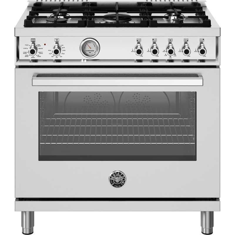 Bertazzoni Cuisinire amovible lectrique de 36 pouces PRO365DFMXV