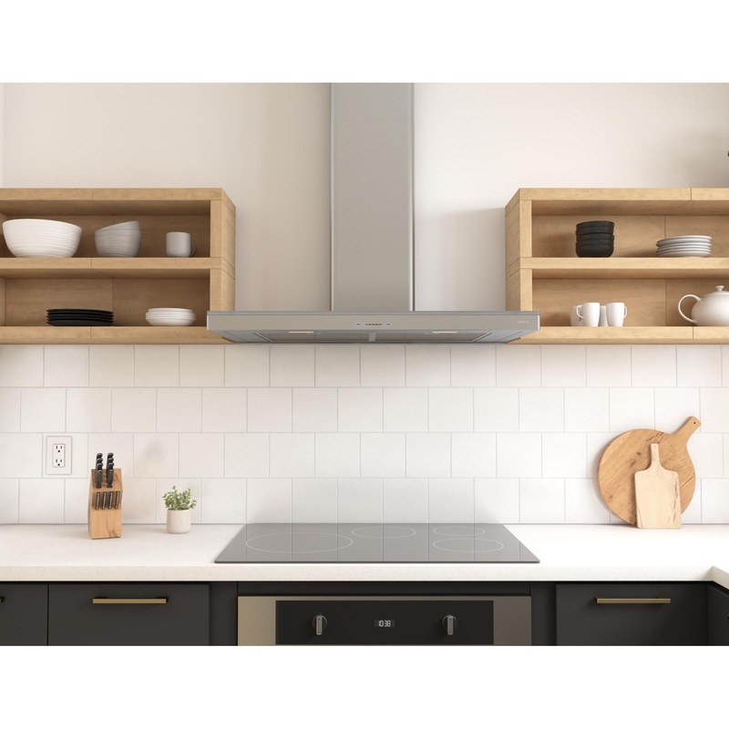 Zephyr Hotte de cuisinire murale Luc de 30 po ZLU-E30CS