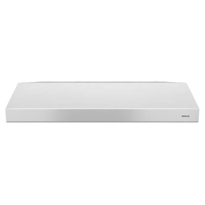 Broan Hotte de cuisinire sous cabinet sries Glacier de 30 po BCS330WWC