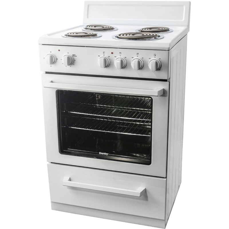 Danby Cuisinire amovible lectrique de 24 po. avec cuisson uniforme DERM240WC