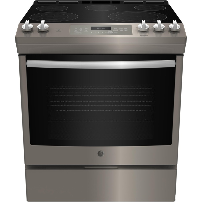 GE Cuisiniere encastrable lectrique de 30 po avec four autonettoyant and steam clean option JCS840EMES