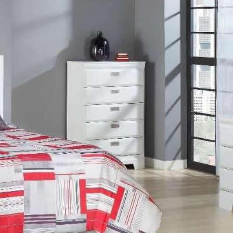 Dynamic Furniture Chiffonnier Ashbro  5 tiroirs 262-355