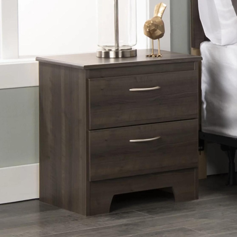 Dynamic Furniture Table de nuit Aida  2 tiroirs 914-222