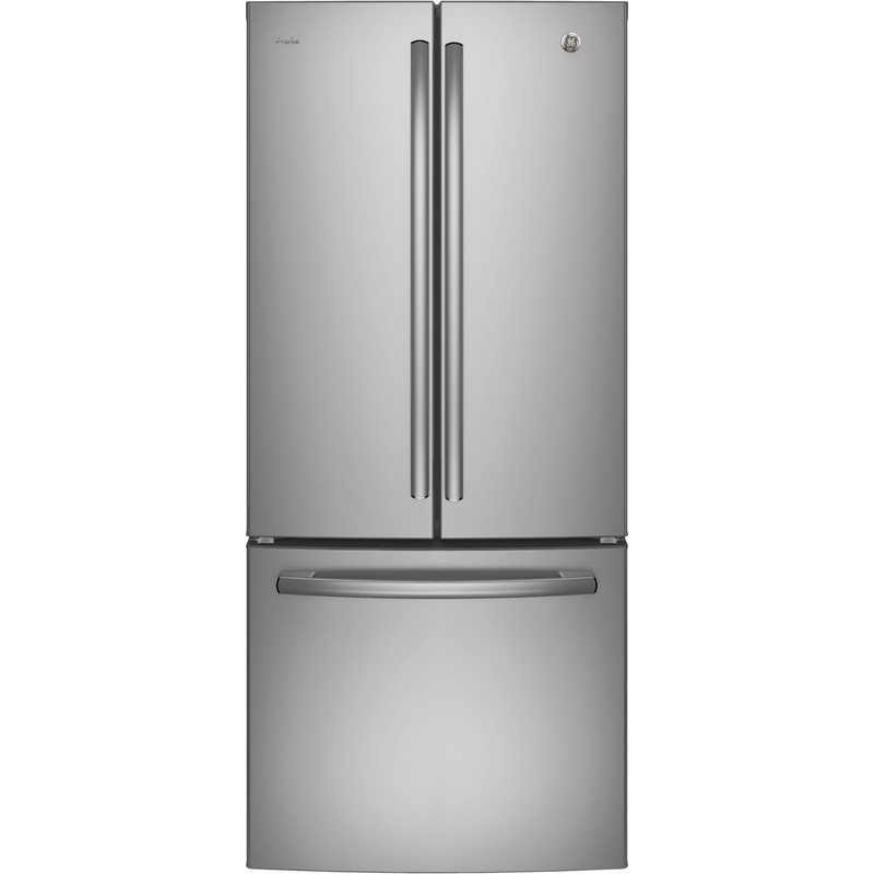 GE Profile Rfrigrateur trois portes avec porte  deux battants de 30 pouces, 20,8 pi. cu. avec distributeur d'eau interne PNE21NYRKFS