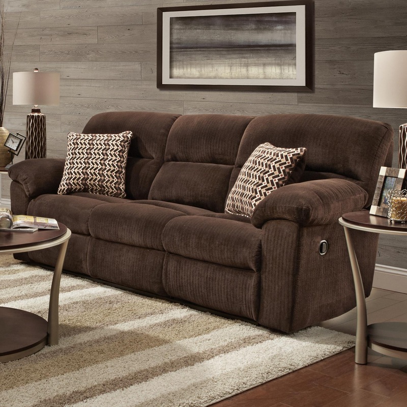 Affordable Furniture Mfg Canap inclinable Chevron en tissu Chevron 1403