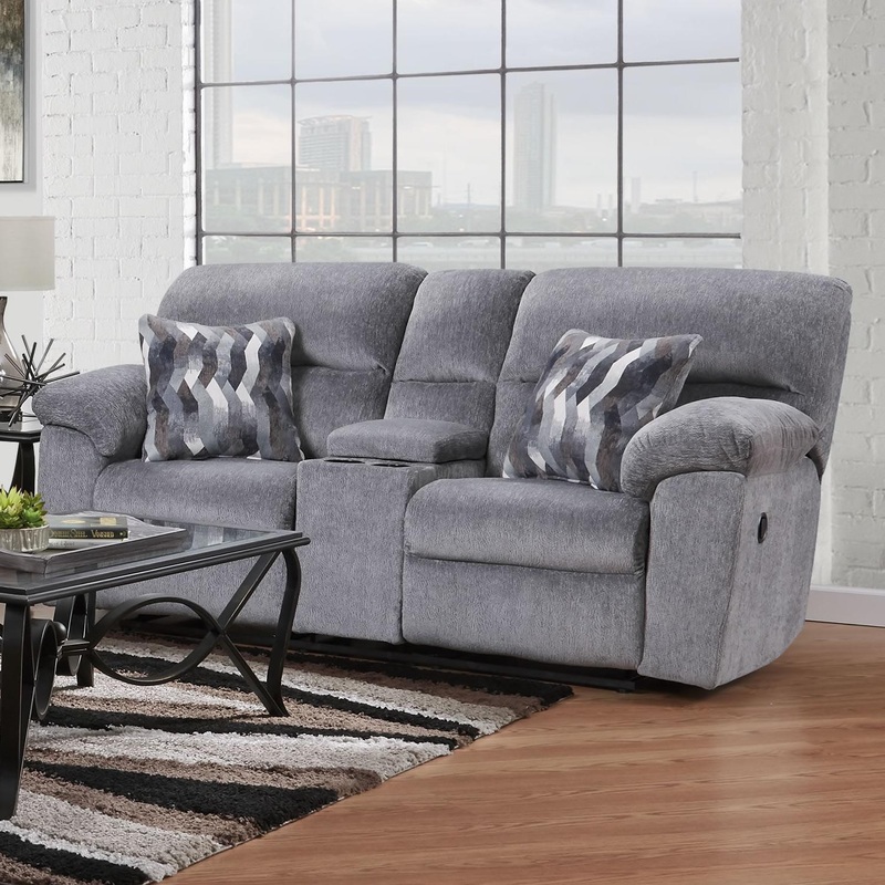 Affordable Furniture Mfg Causeuse inclinable en tissu 1420