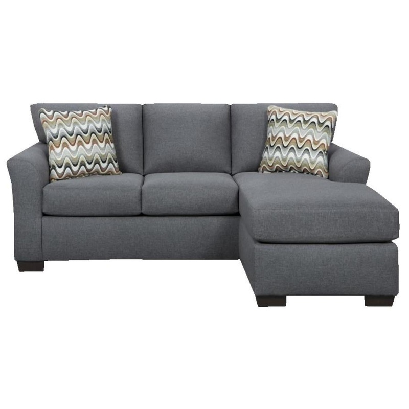 Affordable Furniture Mfg Mobilier modulaire 2-pices fixe en tissu 3903