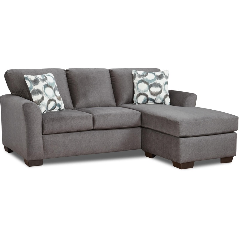Affordable Furniture Mfg Mobilier modulaire 2-pices en tissu 3903