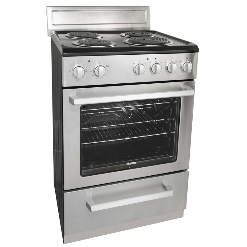 Danby Cuisinire amovible lectrique de 24 po. avec cuisson uniforme DERM240BSSC