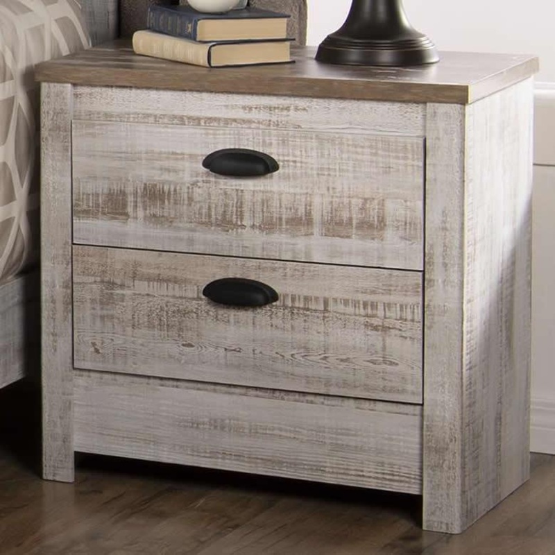 Dynamic Furniture Table de nuit Kaia  2 tiroirs 679-222