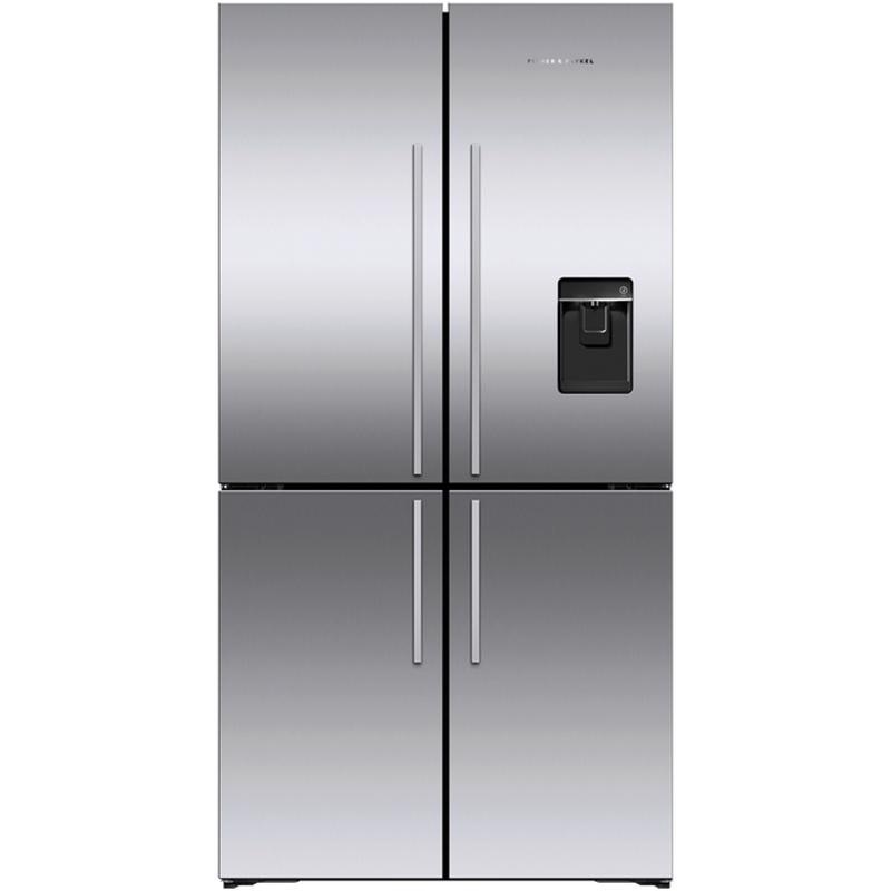 Fisher & Paykel Rfrigrateur quatre portes avec porte  deux battants amovible de 36 po., 19 pi.cu. avec technologie ActiveSmart RF203QDUVX1