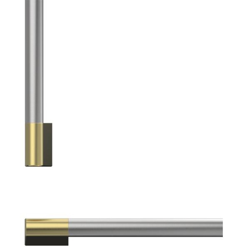 Fisher & Paykel Ensemble de poigne professionnelle ronde affleurante pour rfrigrateur-conglateur intgr, 24 pouces AHP3RD2484WBA
