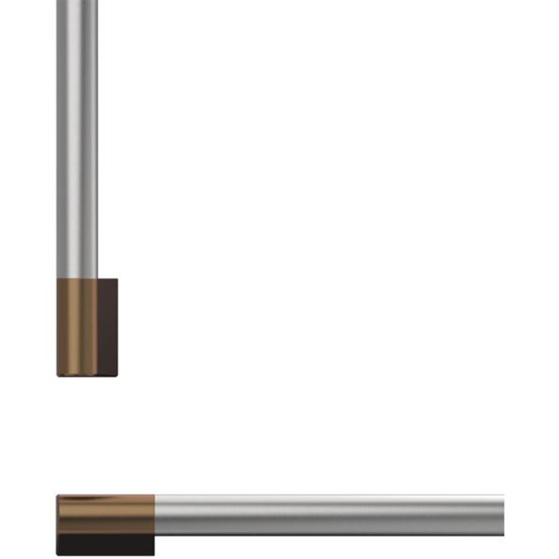 Fisher & Paykel Ensemble de poigne professionnelle ronde affleurante pour rfrigrateur-conglateur intgr, 24 pouces AHP3RD2484WDC