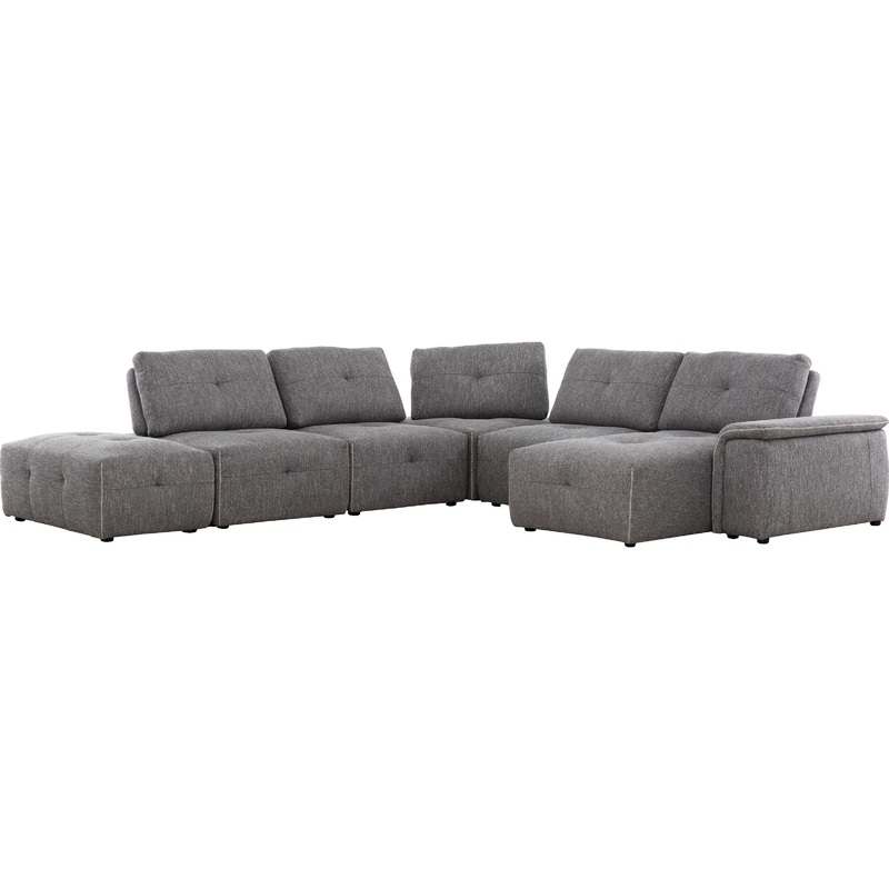 Primo International Mobilier modulaire 7-pices Cantaro en tissu Mobilier modulaire 7 pices Cantaro - Allure Grey