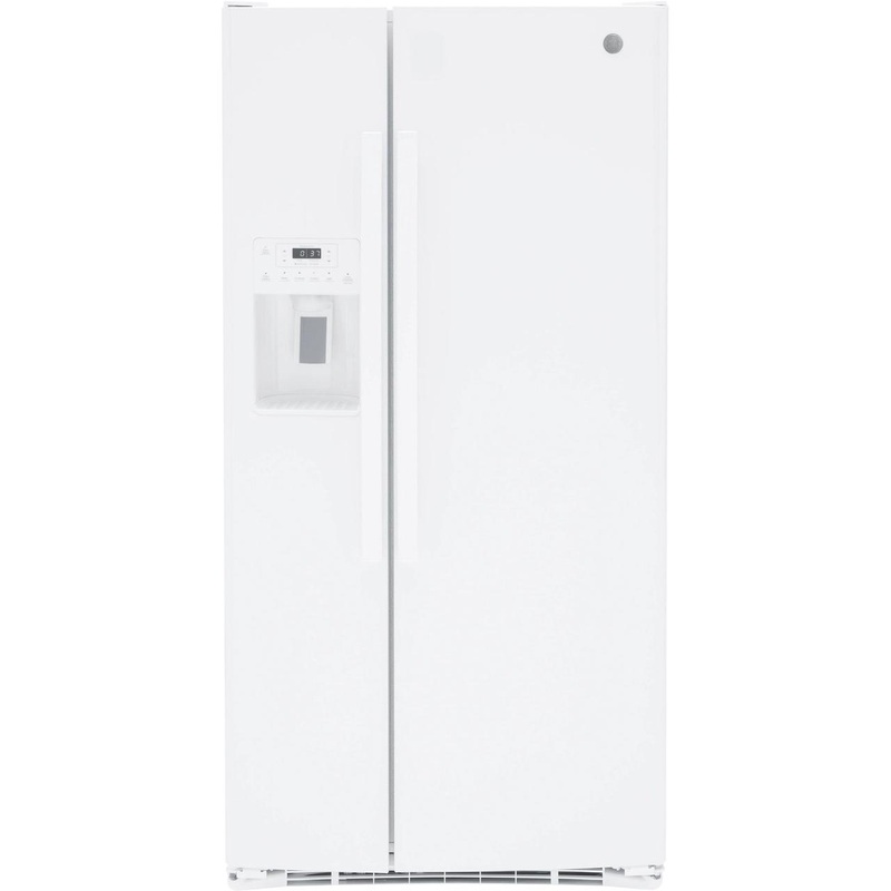 GE Rfrigrateur cte  cte de 33 pouces, 23 pi cu avec distributeur d'eau et de glace GSS23GGPWW