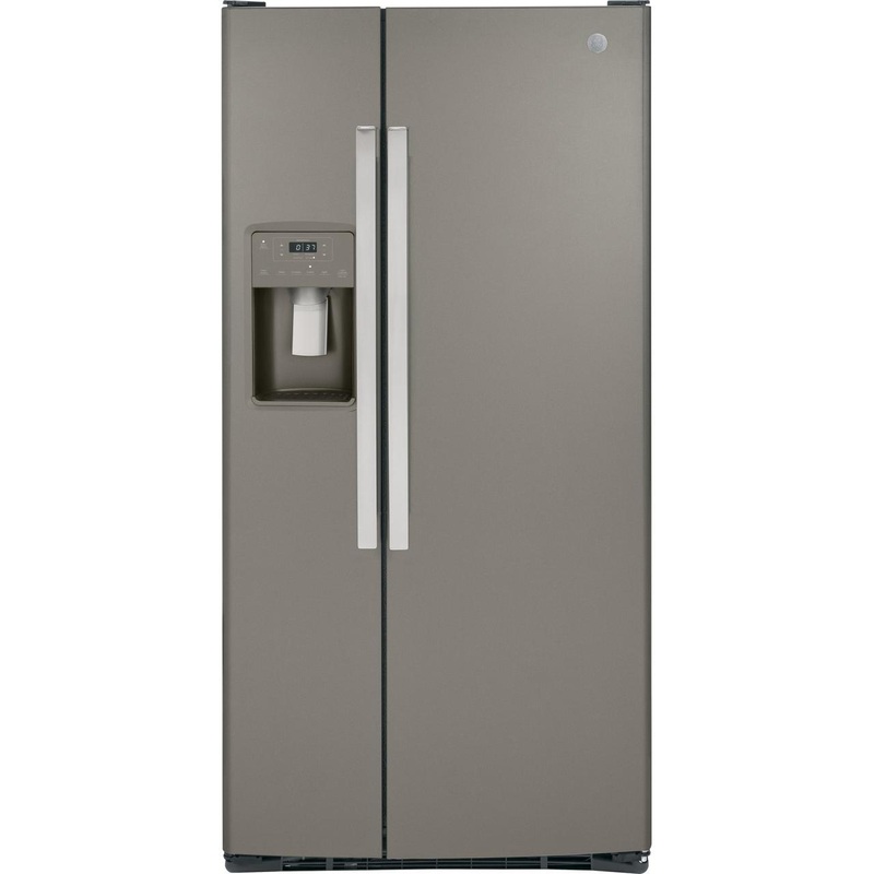 GE Rfrigrateur cte  cte de 33 pouces, 23 pi cu avec distributeur d'eau et de glace GSS23GMPES
