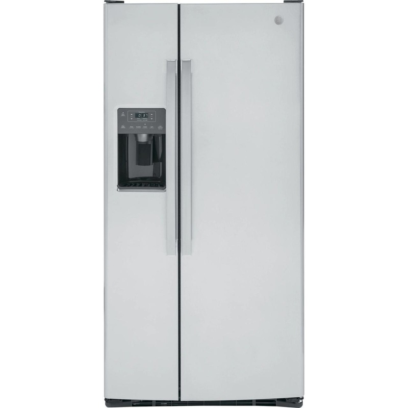 GE Rfrigrateur cte  cte de 33 pouces, 23 pi cu avec distributeur d'eau et de glace GSS23GYPFS
