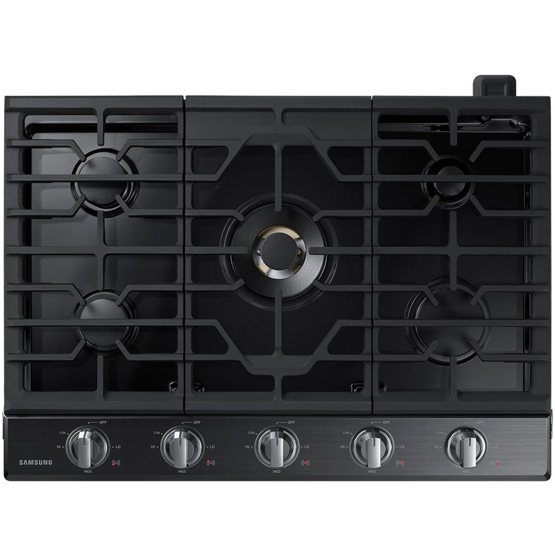Samsung Table de cuisson encastre  gaz de 30 po avec connection Wi-Fi NA30N7755TG/AA