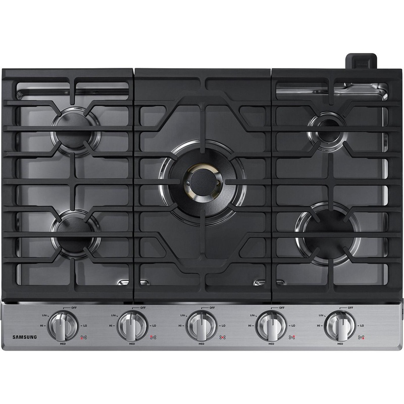 Samsung Table de cuisson encastre  gaz de 30 po avec connection Wi-Fi NA30N7755TS/AA