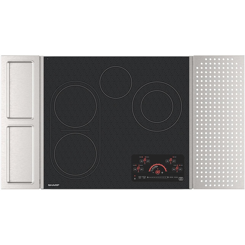 Sharp Table de cuisson encastre lectrique de 24 pouces SCR2442FB